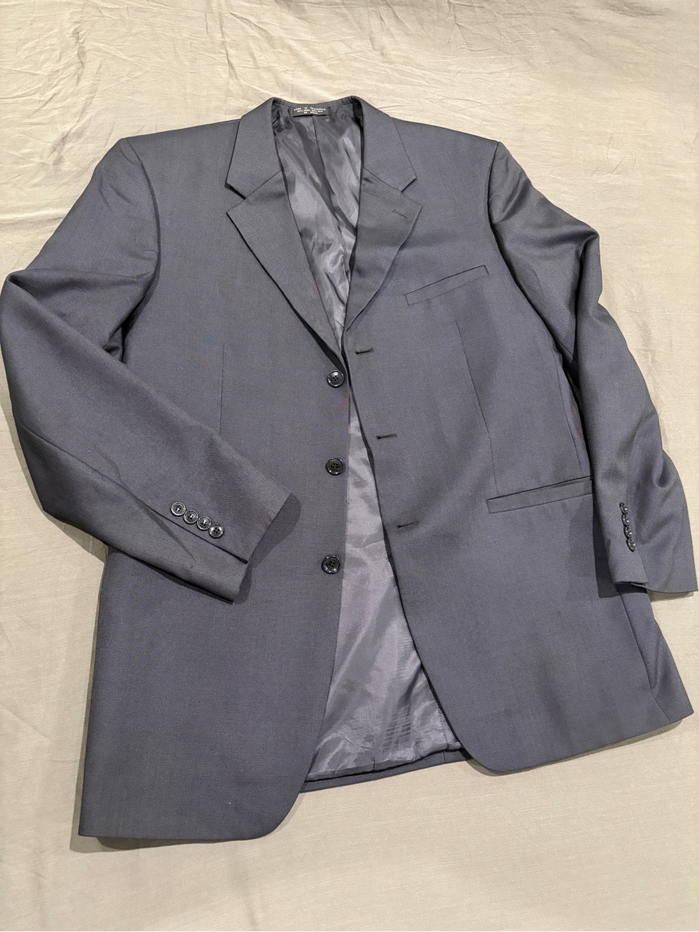 Jones New York Men’s Satin-Lined Blazer in Dark Navy
